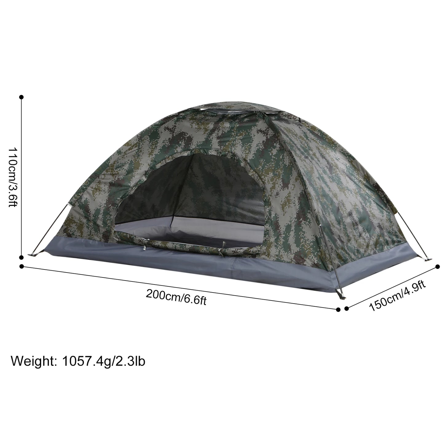 Ultralight 2 Person Camping Tent Lightweight UV Protection