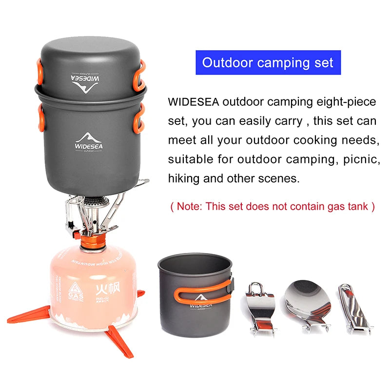 Camping Cookware Set – Portable Outdoor Tableware Kit
