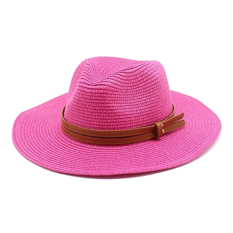 Beach Sun Hat Straw Visor for UV Protection