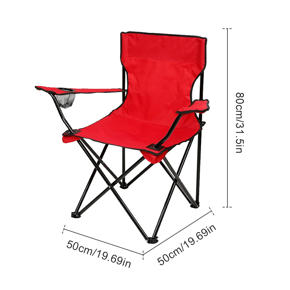 Portable Folding Camping Chair with Cup Holder