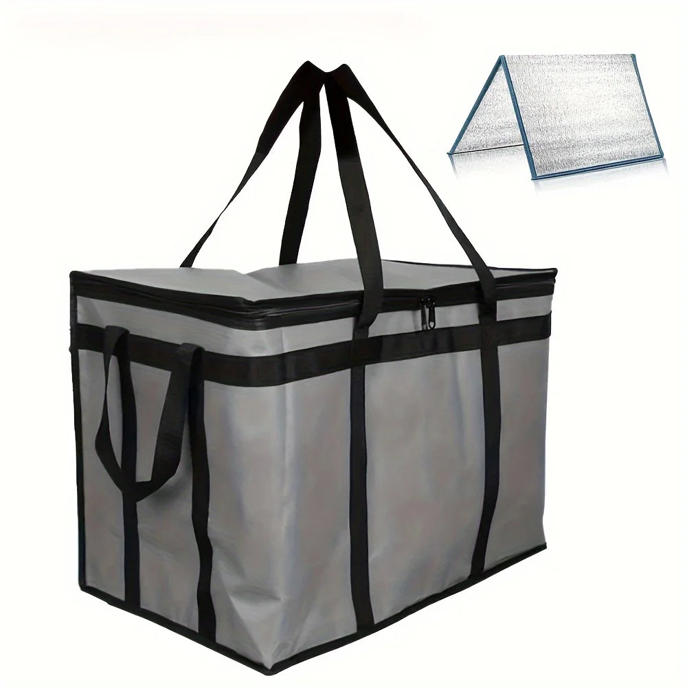 XXXL Insulated Pizza Delivery Bag – Large Capacity & Reusable