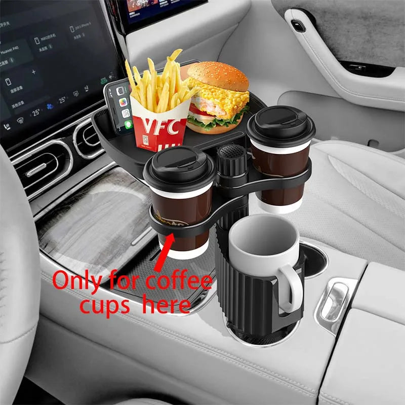 Car Cup Holder Expander Tray – Extra Space & Durable