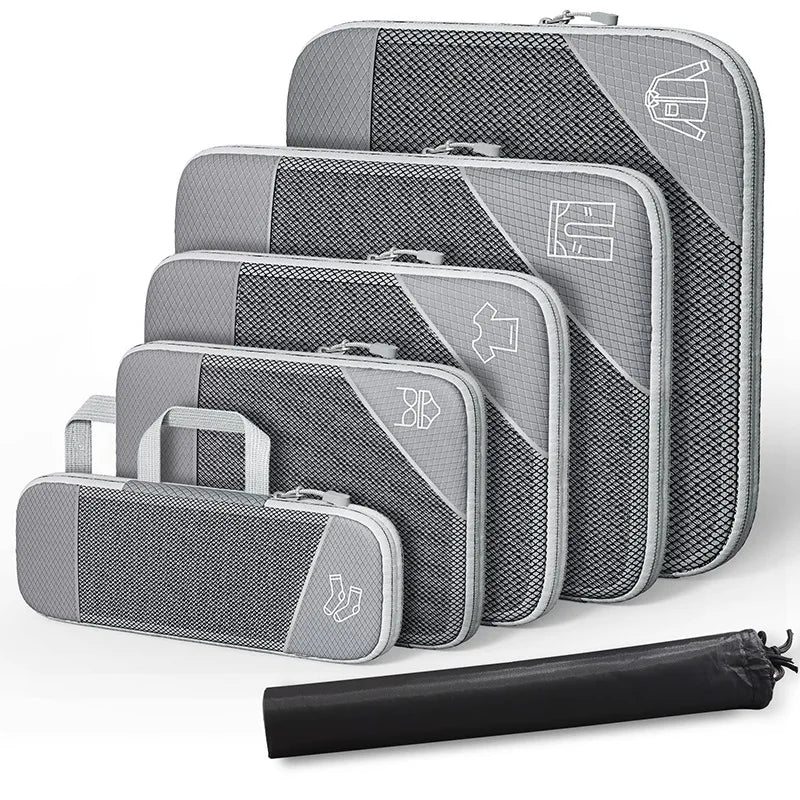 Compression Packing Cubes Set – Maximize Space & Organize