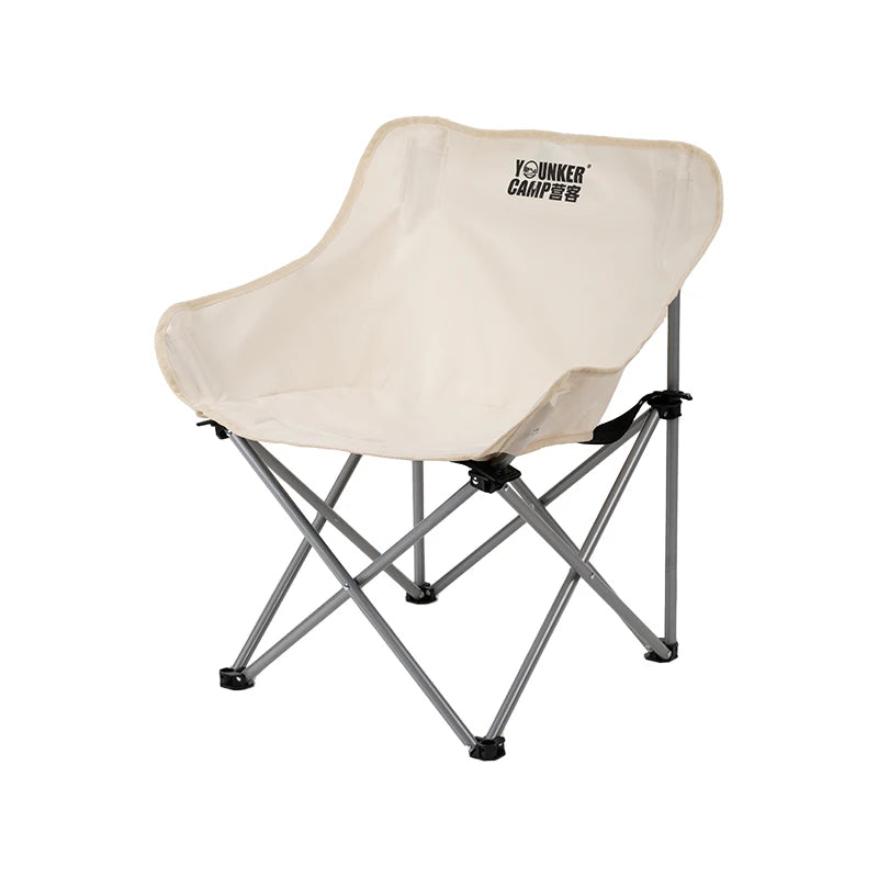 Folding Moon Camping Chair for Comfortable Outdoor Seating