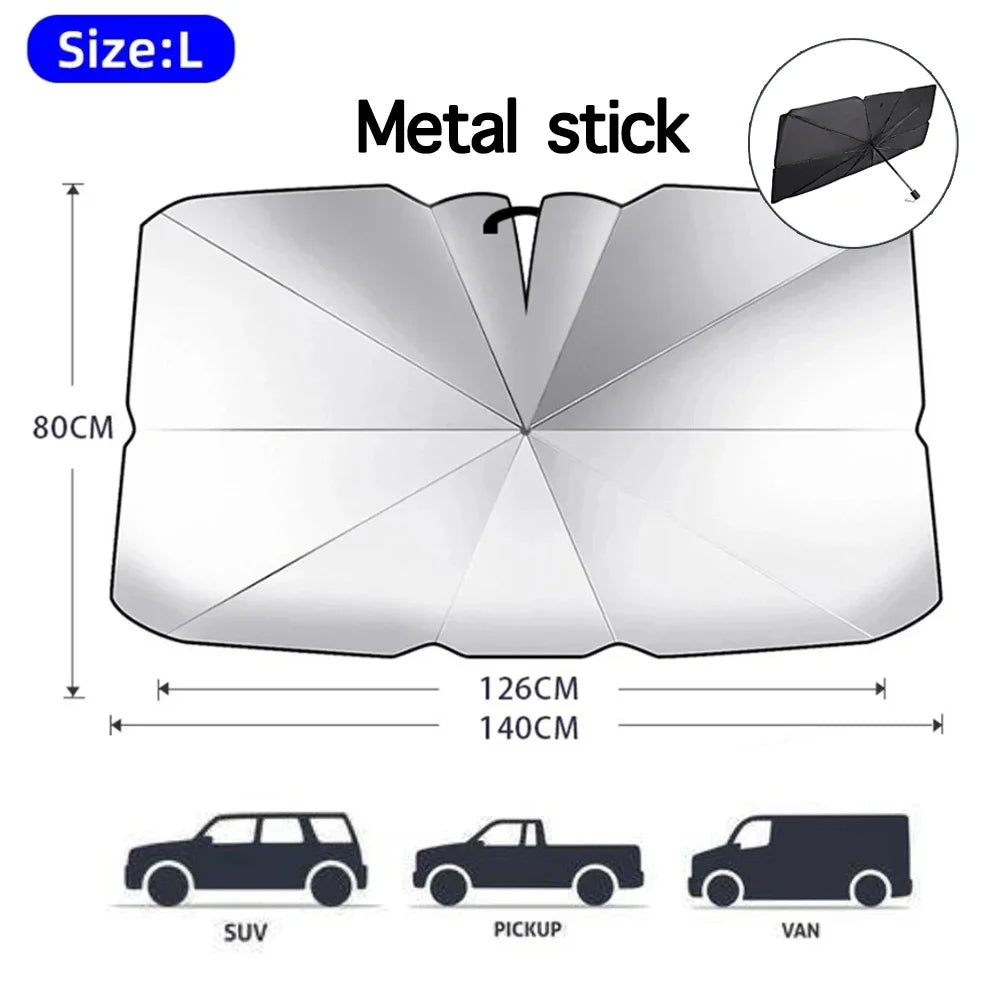 Foldable Car Windshield Sunshade – UV & Heat Block