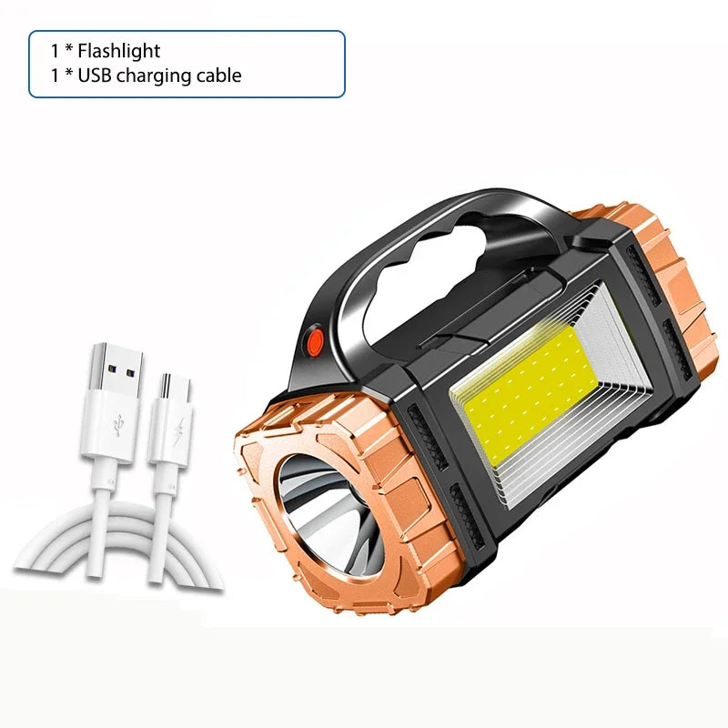 High Power LED Flashlight – Rechargeable Outdoor Light
