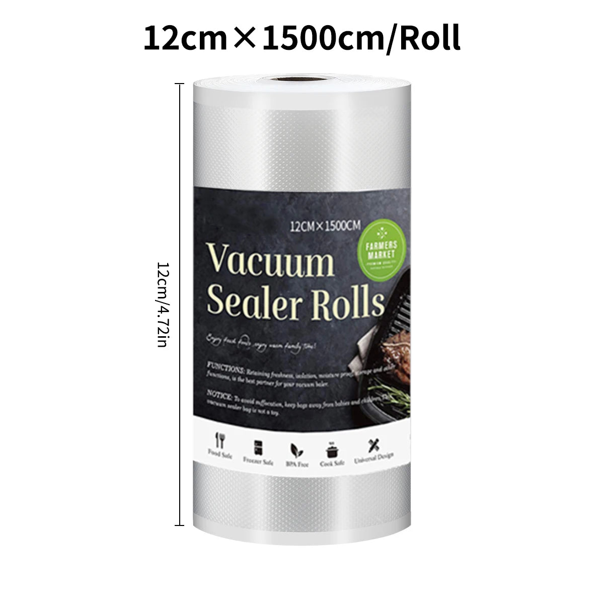 Vacuum Sealer Bags Rolls for Fresh Food Storage