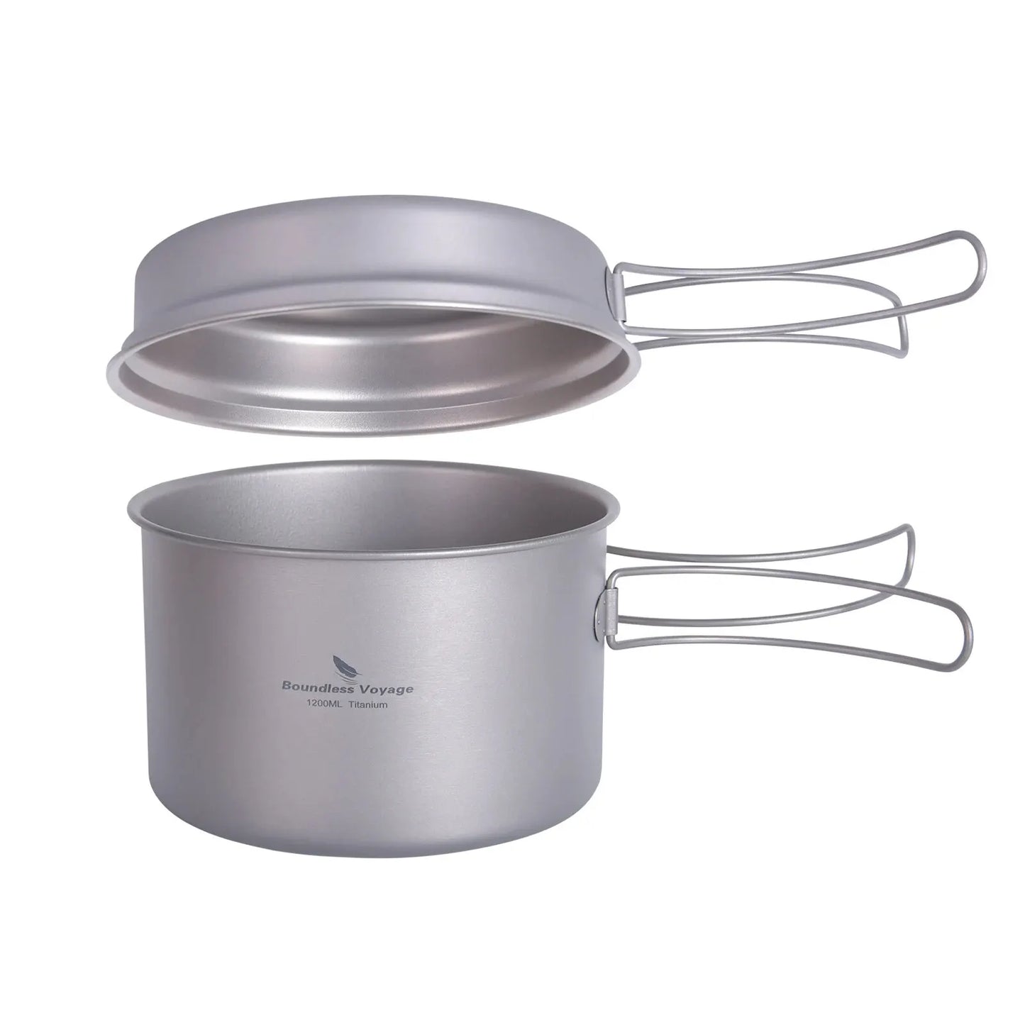 Titanium Camping Cookware Set Lightweight & Compact