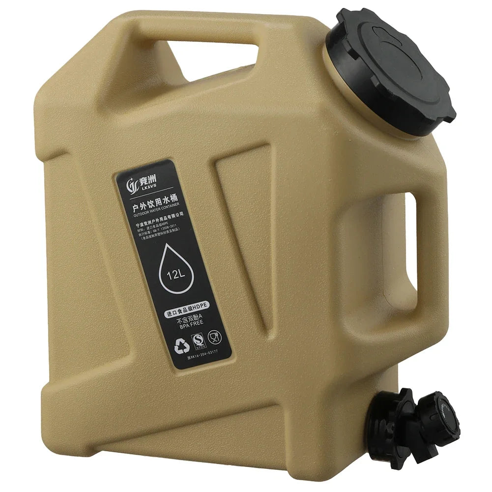 Camping Water Container 12L Portable with Faucet