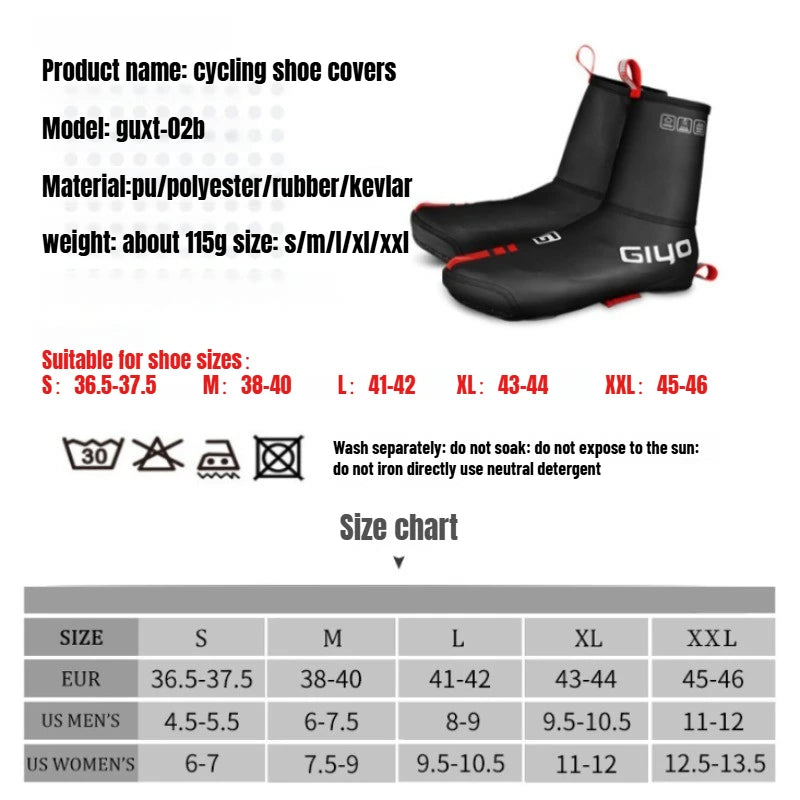 Thermal Cycling Shoe Covers Waterproof Winter Protection