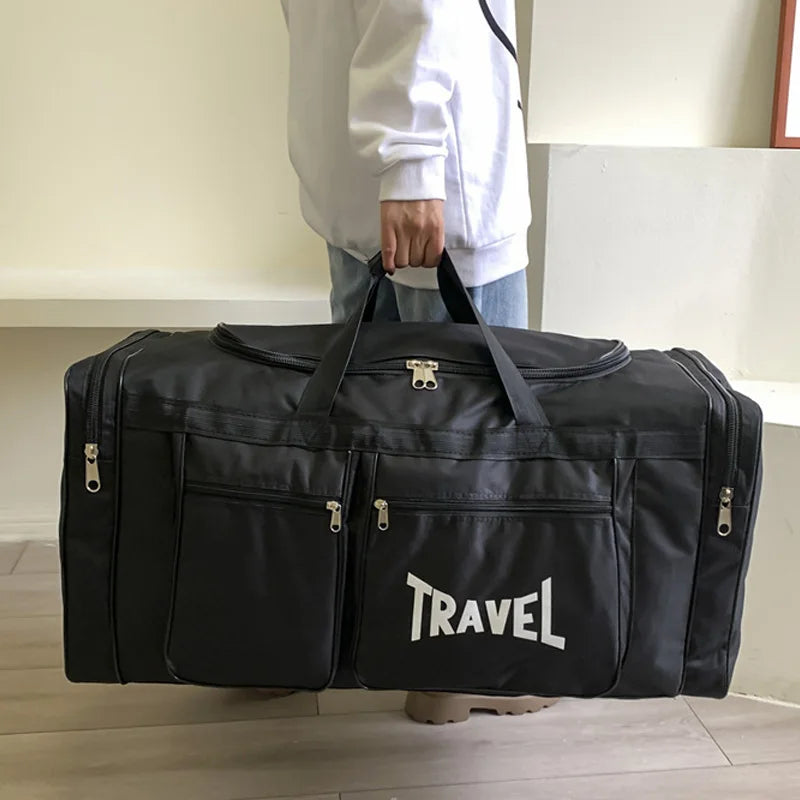 Foldable Travel Duffel Bag Waterproof Large Capacity