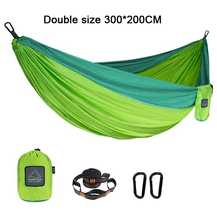 Portable Outdoor Hammock for Camping & Hiking Comfort