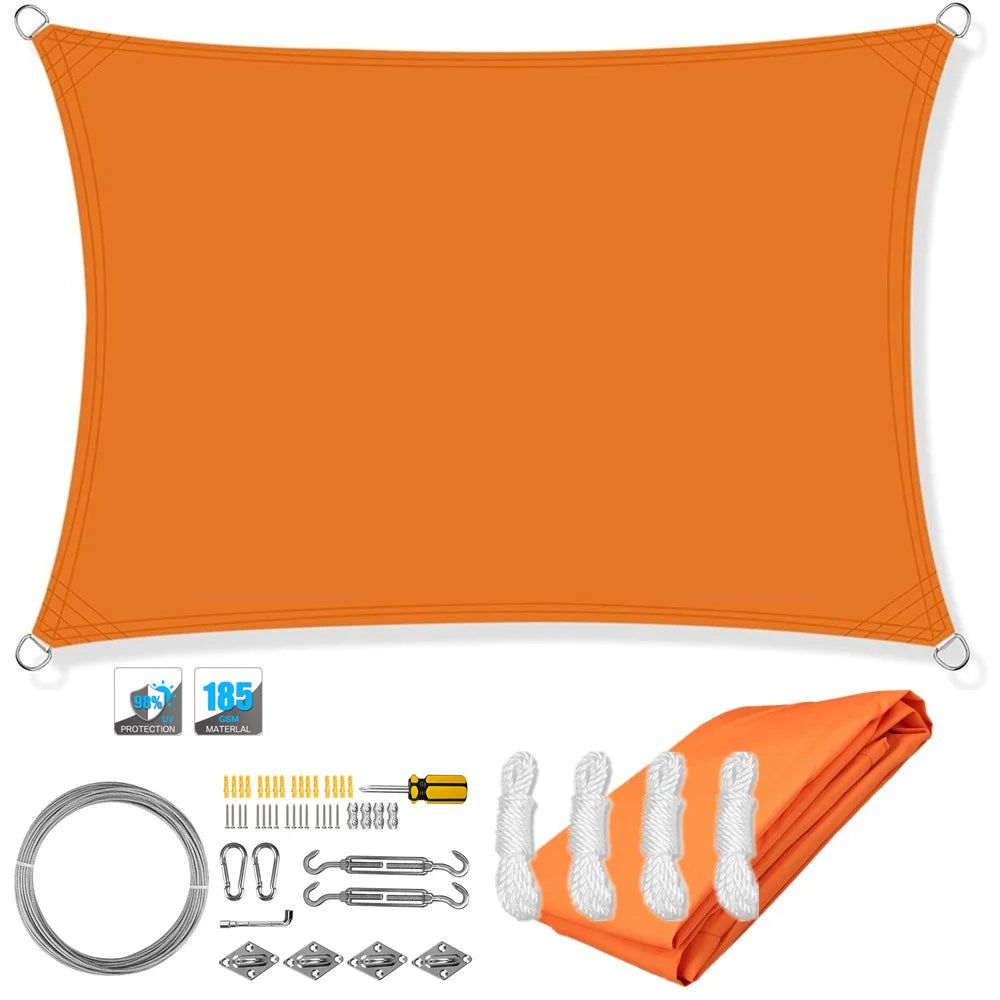 Waterproof Sun Shade Sail Canopy for Outdoor Patio