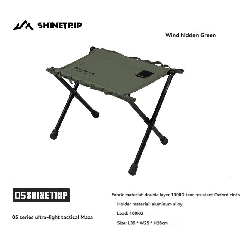 Ultra-Light Folding Camping Stool – Portable Outdoor Seat