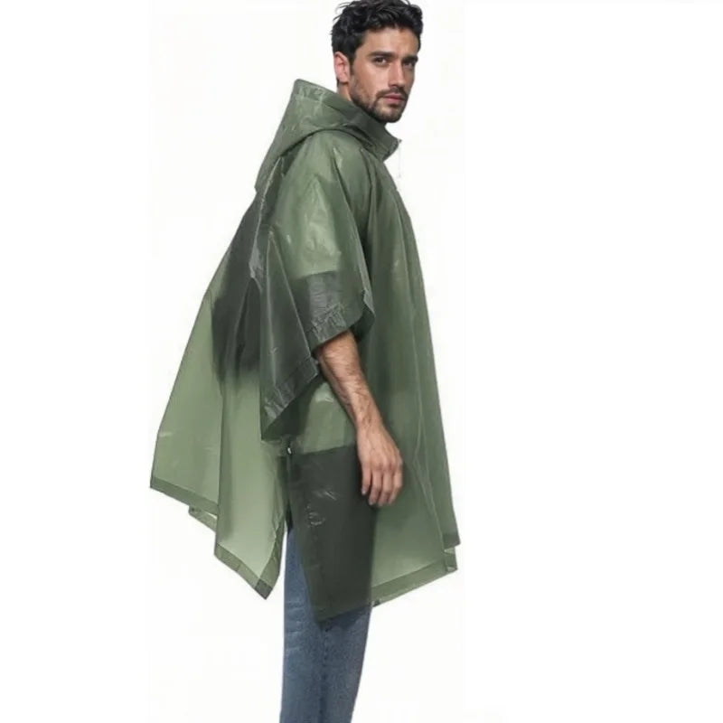 Reusable Rain Poncho – Lightweight Waterproof Protection