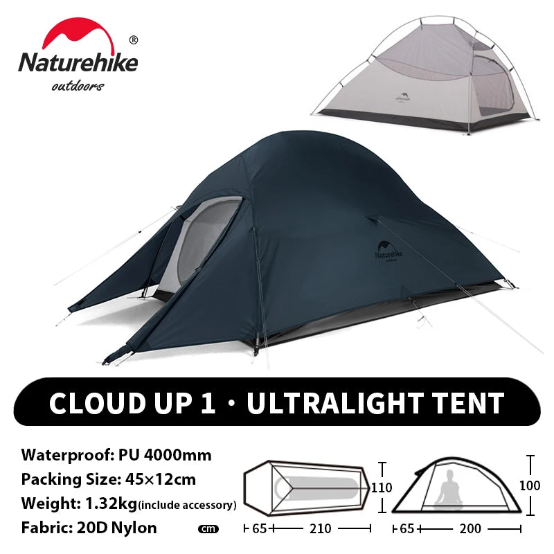 Ultralight Camping Tent Waterproof 2 Person Hiking Shelter