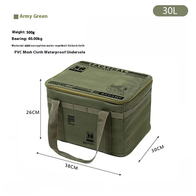 Camping Storage Bag 40L Large Capacity Gear Organizer
