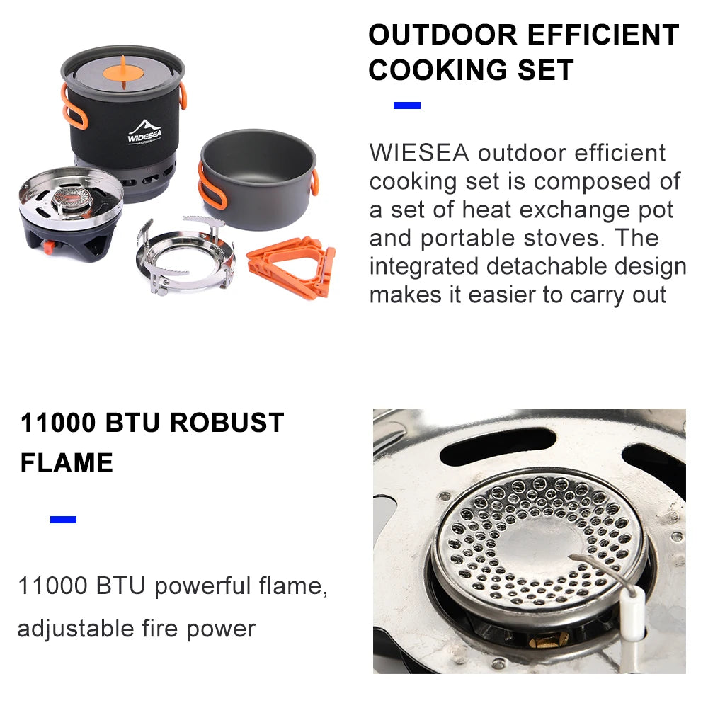 Camping Cooking System for Fast Outdoor Meals