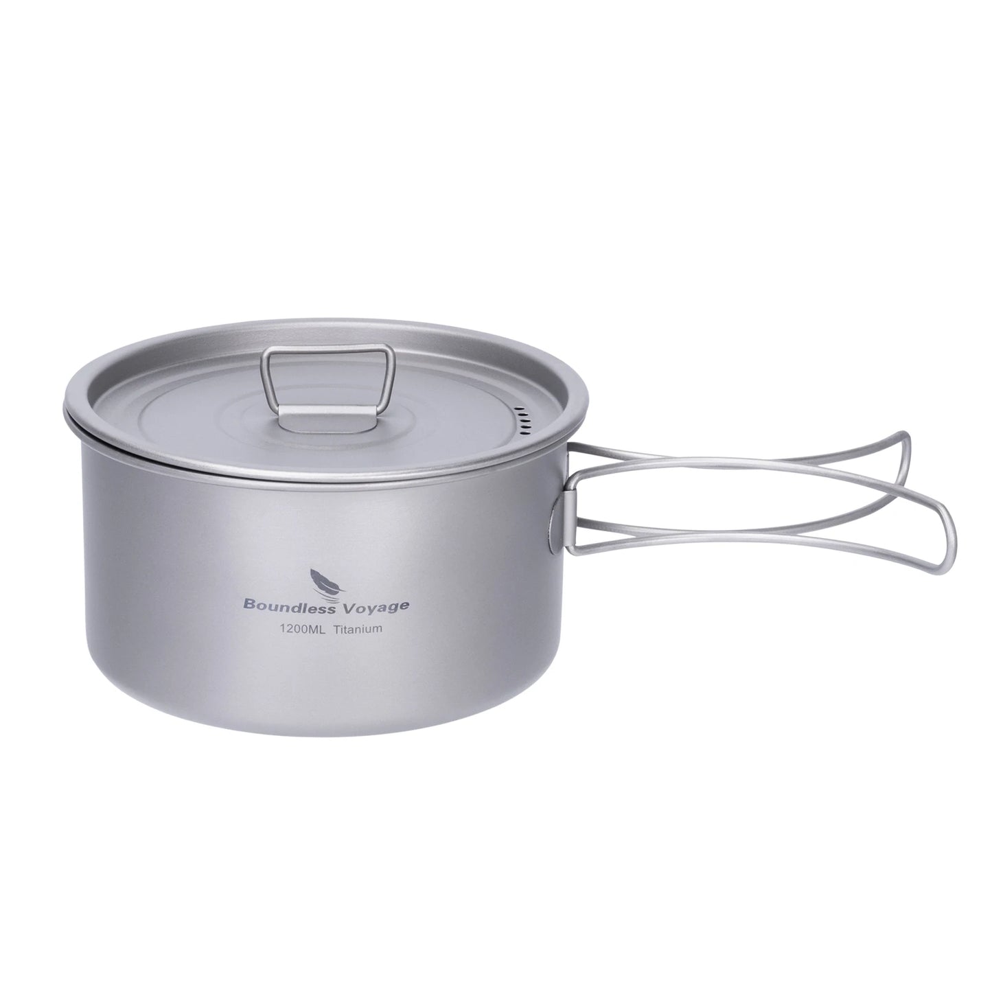 Titanium Outdoor Cooking Pot – Lightweight & Portable