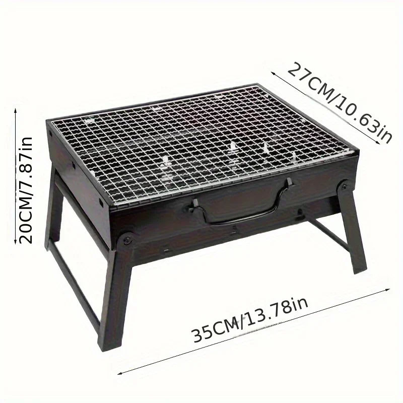 Portable Charcoal BBQ Grill – Compact Outdoor Cooking