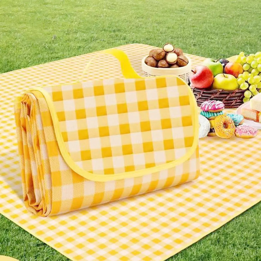 Waterproof Picnic Blanket – Sandproof Outdoor Mat