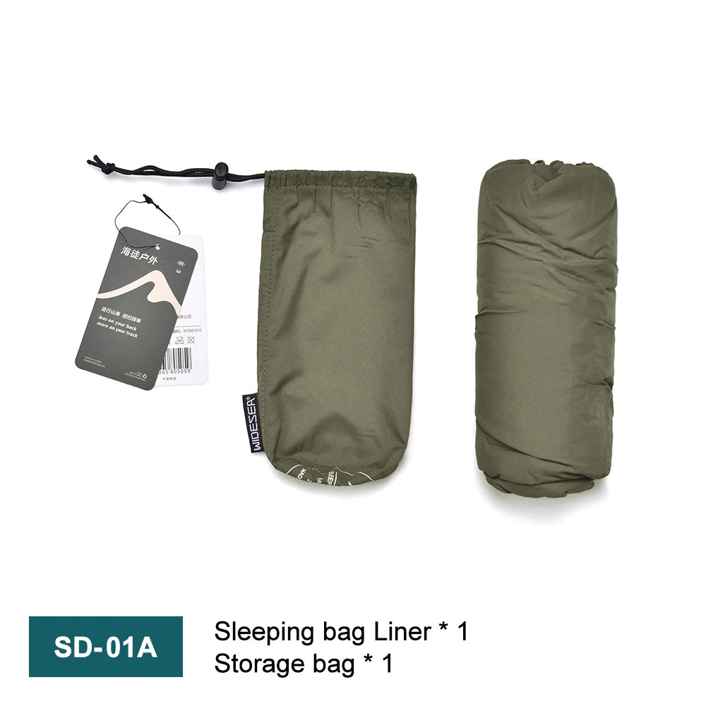 Ultralight Sleeping Bag Liner for Warmth & Clean Sleep