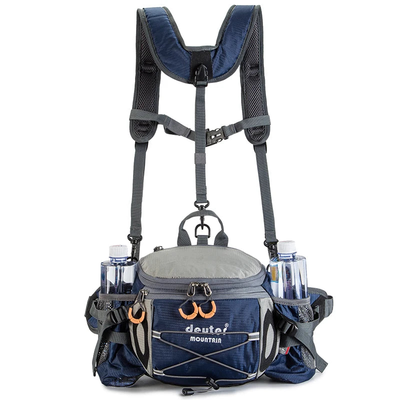 Running Waist Bag with Water Bottle Holder for Outdoors