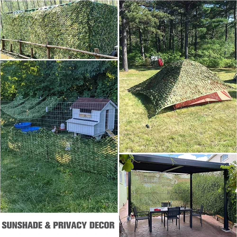 Camouflage Netting for Hunting & Camping – Durable Sunshade
