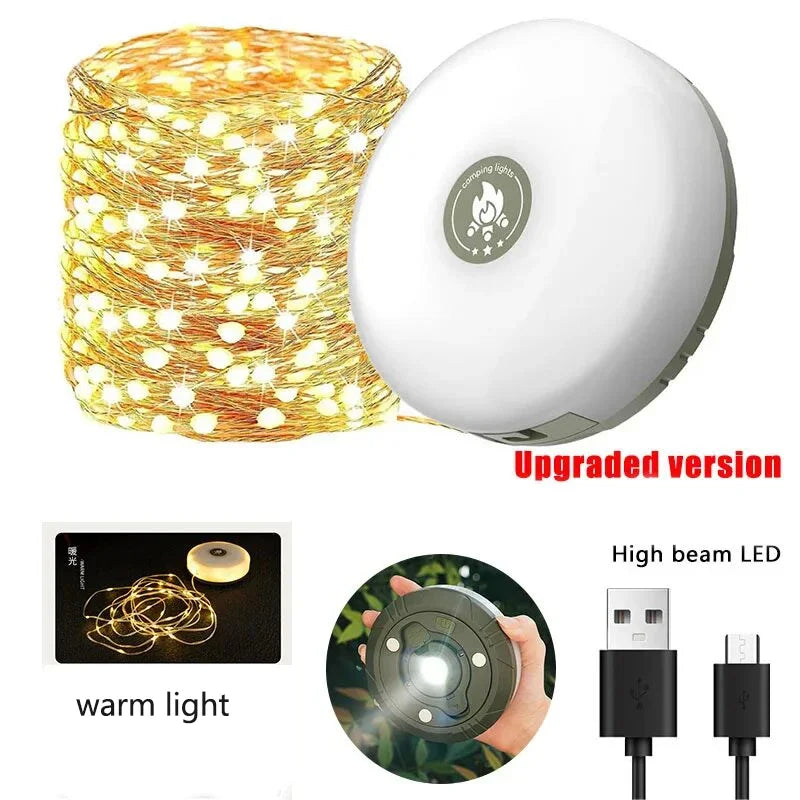 Multifunctional Camping Light String for Outdoor Fun