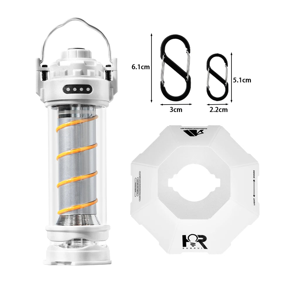 Camping Lantern with Tripod USB Rechargeable Bright Light