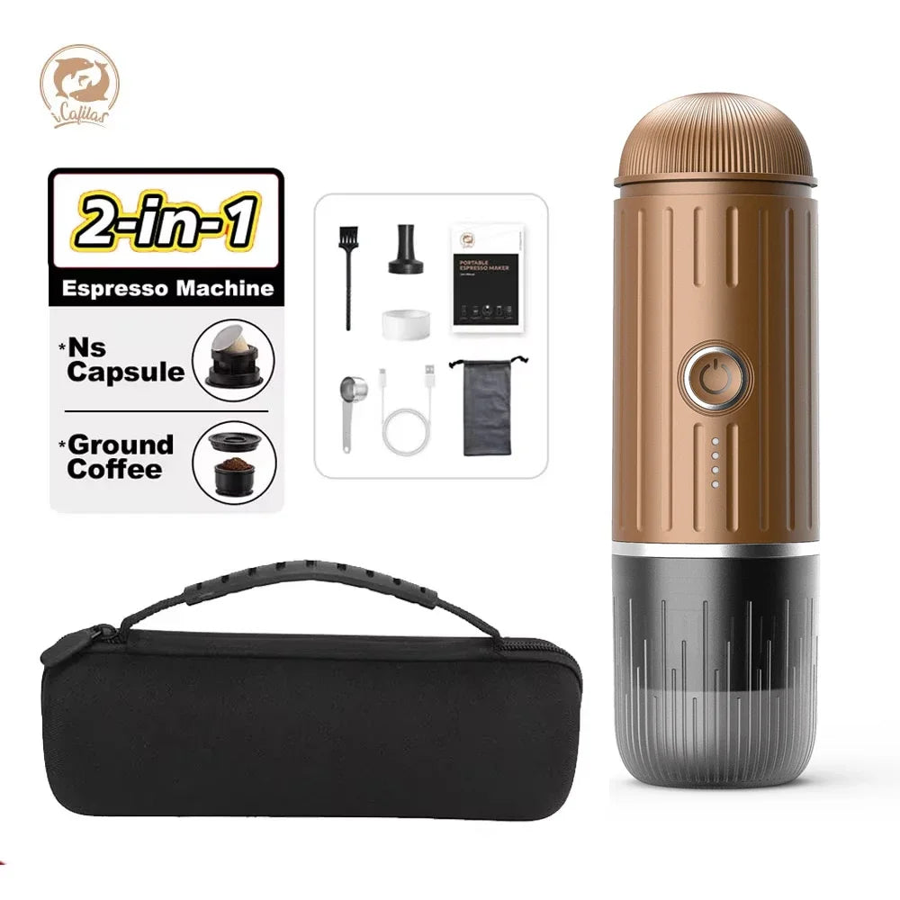 Portable Electric Espresso Maker for Travel & Camping