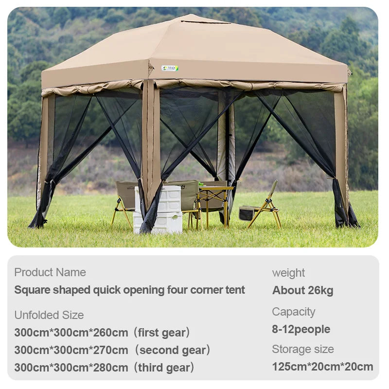 10x10 Pop-Up Canopy Tent – Instant Shade & Weather Protection