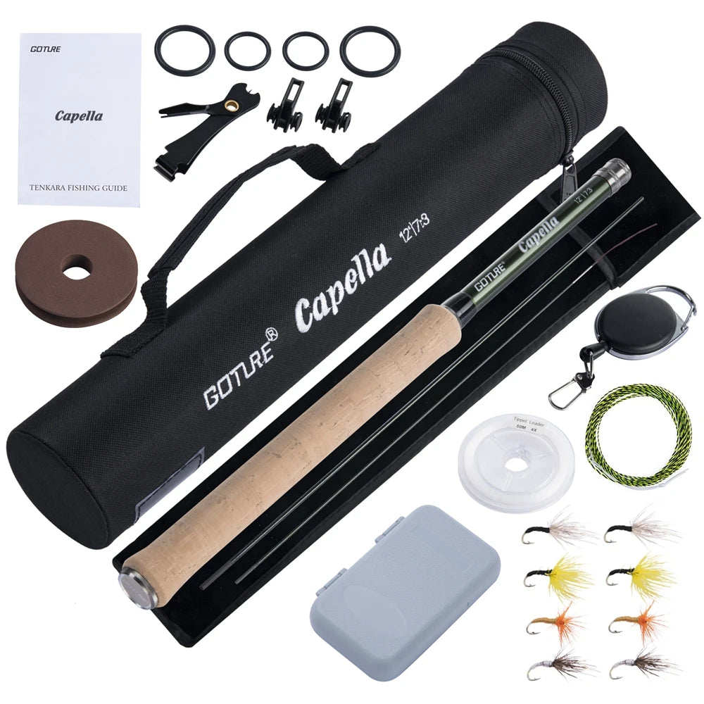Tenkara Fly Fishing Rod Combo – Ultralight Carbon Fiber