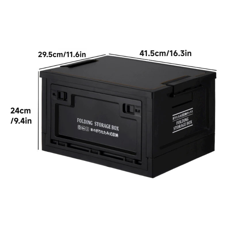 Collapsible Camping Storage Box – Stackable Gear Organizer