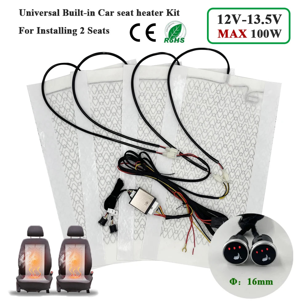 Heated Seat Cushion 12V 3-Level Winter Comfort