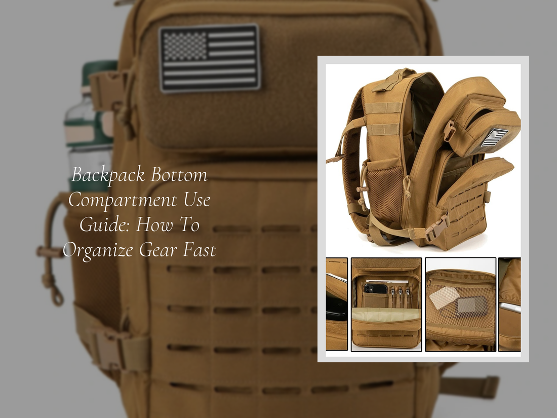 Backpack Bottom Compartment Use Guide: How To Organize Gear Fast