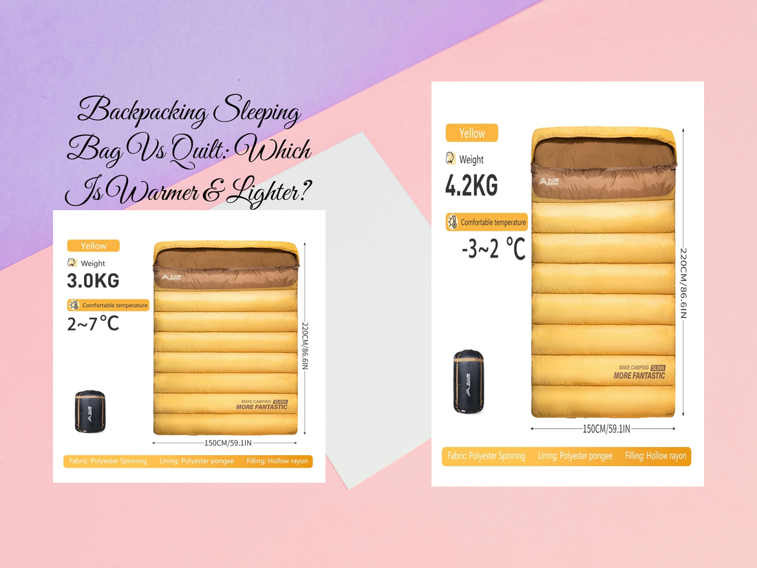 Backpacking Sleeping Bag Vs Quilt: Which Is Warmer & Lighter?