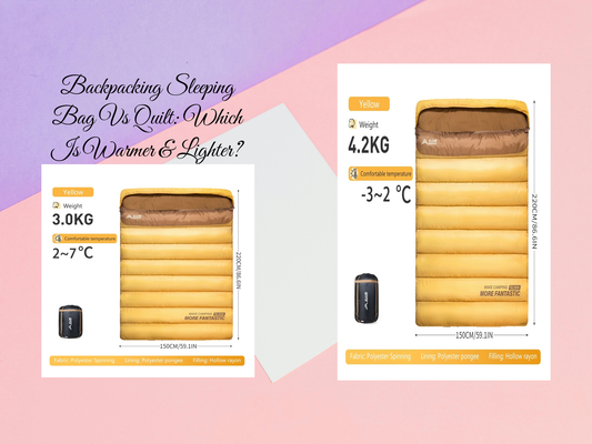 Backpacking Sleeping Bag Vs Quilt: Which Is Warmer & Lighter?