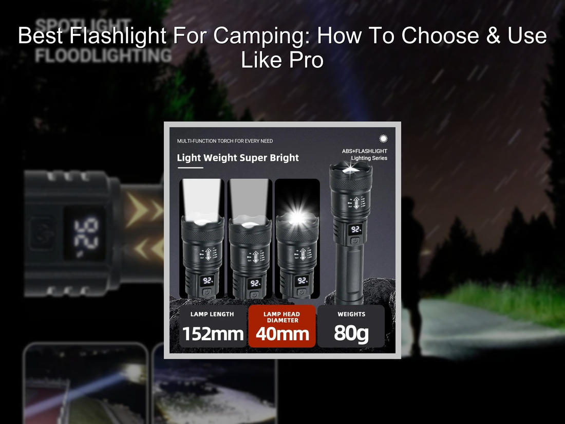 Best Flashlight For Camping: How To Choose & Use Like Pro