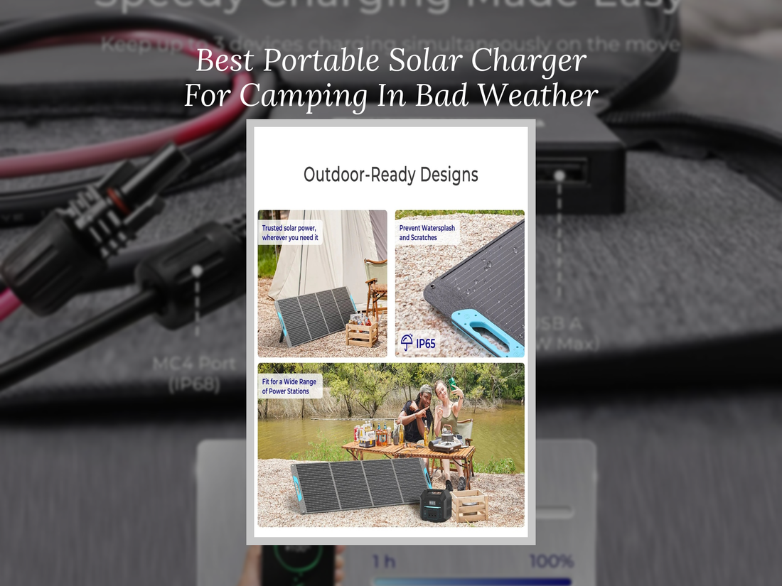 Best Portable Solar Charger For Camping In Bad Weather