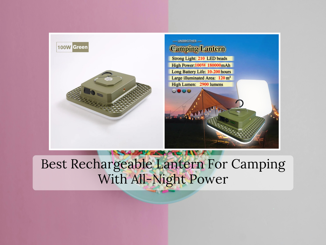 Best Rechargeable Lantern For Camping With All-Night Power