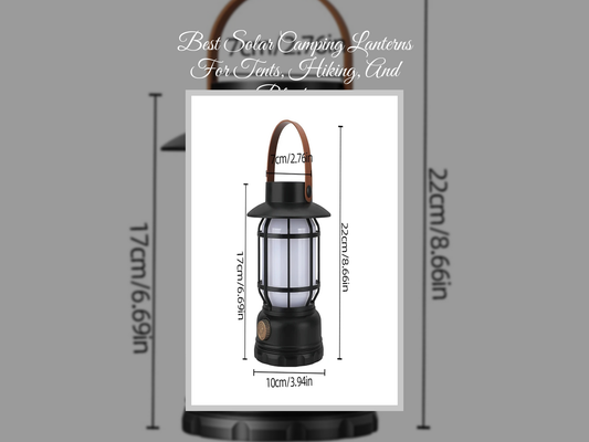 Best Solar Camping Lanterns For Tents, Hiking, And Blackouts