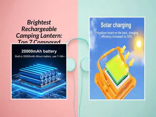 Brightest Rechargeable Camping Lantern: Top 7 Compared
