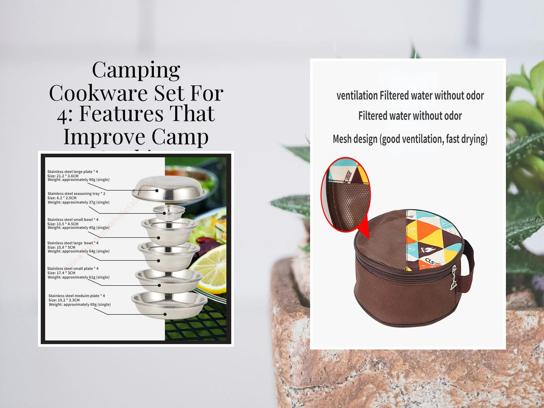 Camping Cookware Set For 4: Features That Improve Camp Cooking