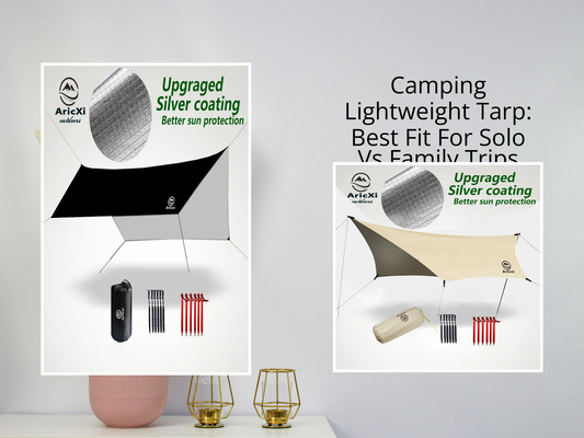 Camping Lightweight Tarp: Best Fit For Solo Vs Family Trips
