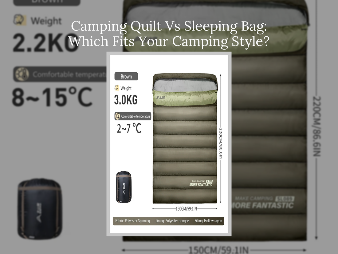 Camping Quilt Vs Sleeping Bag: Which Fits Your Camping Style?