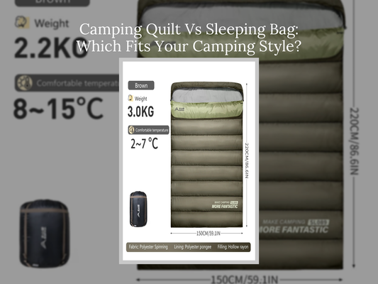 Camping Quilt Vs Sleeping Bag: Which Fits Your Camping Style?