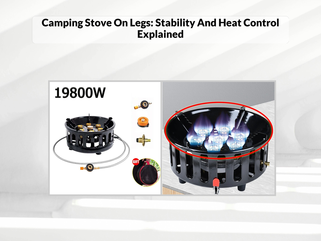 Camping Stove On Legs: Stability And Heat Control Explained