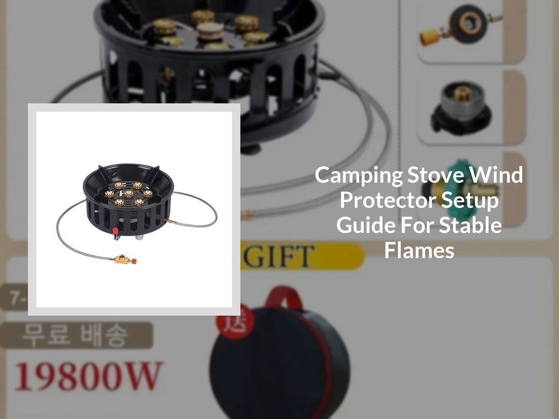 Camping Stove Wind Protector Setup Guide For Stable Flames
