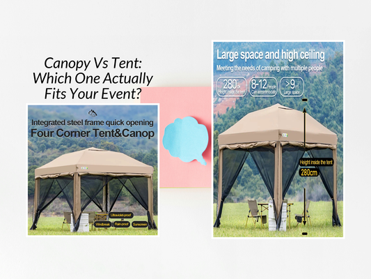 Canopy Vs Tent: Which One Actually Fits Your Event?